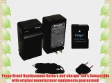 Progo Power Pack (One Li-Ion Rechargeable Batteries and Pocket Travel AC/DC Wall Charger with
