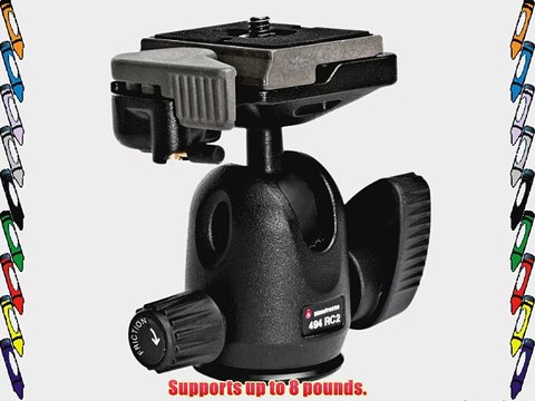 Manfrotto 494RC2 Ball Head with Quick Release Replaces Manfrotto 484RC2