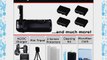 Multi-Power EOS 70D Battery Grip for Canon EOS 70D DSLR Camera   4 LP-E6 Long Life Batteries