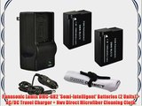 Panasonic Lumix DMC-GH2 'Semi-Intelligent' Batteries (2 Units)   AC/DC Travel Charger   Nwv