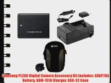 Samsung PL200 Digital Camera Accessory Kit includes: SDBP70A Battery SDM-1516 Charger SDC-22