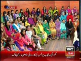 Sanam Baloch Apne Live Morning Show Pe Apna Blood Pressure Check Karwane Lag Gayi