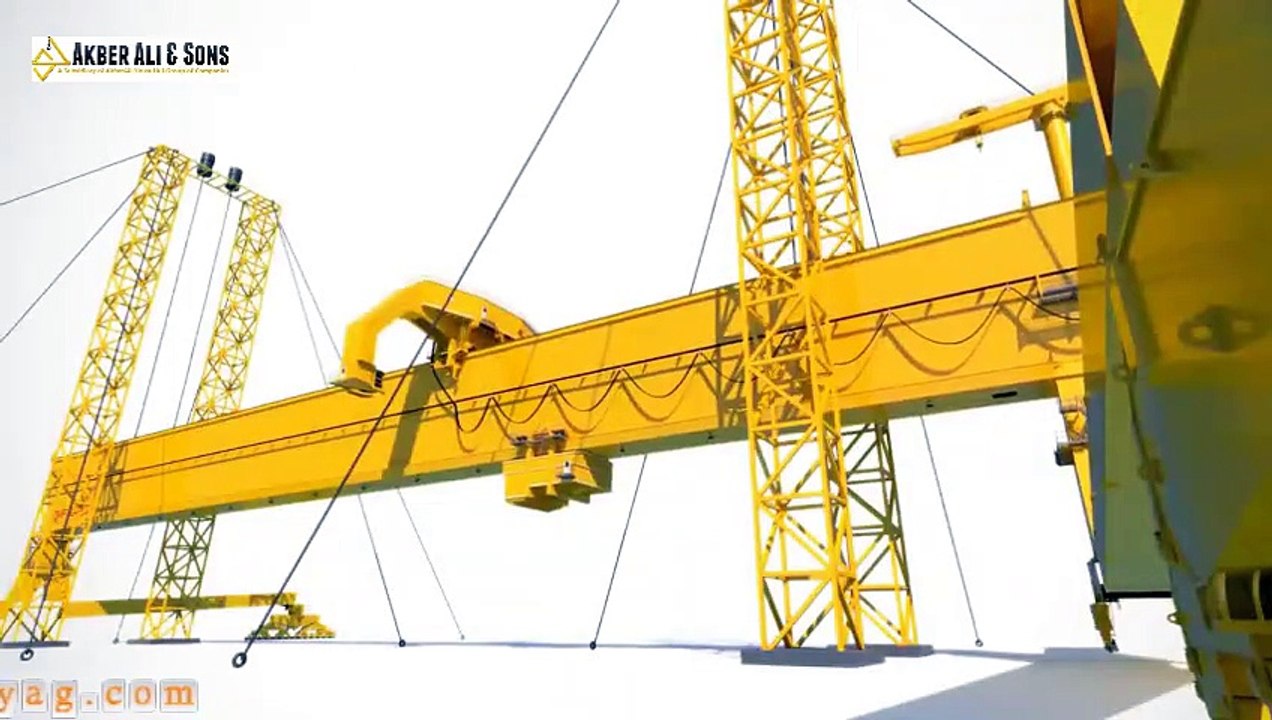 Worlds largest Goliath Gantry Crane by Konecranes video Dailymotion