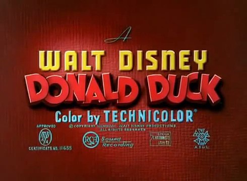 Donald Duck Drip Dippy Donald 1948 (Low)