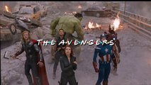 Friends music theme on The Avengers movie is so funny
