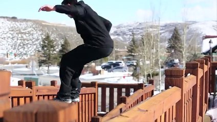 Winter Free Running - Ice Parkour - Ronnie Shalvis