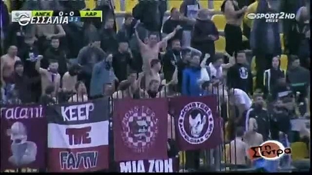 24η Αναγέννηση Καρδίτσας-ΑΕΛ 1-0 2014-15 Στιγμιότυπα Thessalia tv