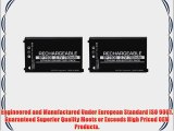 Multipack (2 Count): Extended Performance Replacement Battery for Specific Digital Camera and