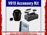 Kodak V610 Digital Camera Accessory Kit includes: SDKLIC7001 Battery SDM-158 Charger SDC-21