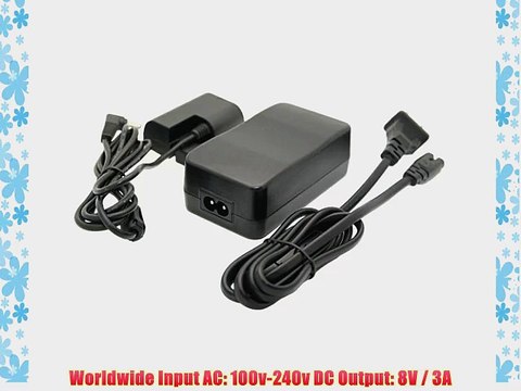 Kapaxen ACK-E6 AC Power Adapter Kit For Canon EOS 6D 7D 60D 70D DSLR Cameras