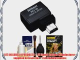 Nikon WU-1b Wireless Wi-Fi Mobile Adapter with Instructional DVD   Cleaning Kit for D600 D610