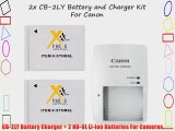 CB-2LY?Battery Charger   2 NB-6L Li-Ion Batteries For Cameras........