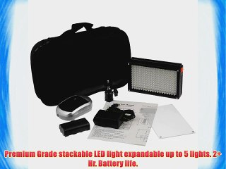 Скачать видео: Fotodiox Pro LED 209AS Video LED Light Kit with Dimmable Switch Daylight / Tungsten Switch