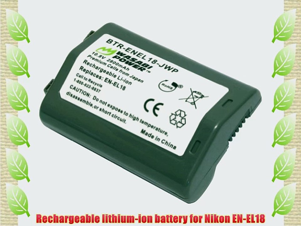 Wasabi Power Battery for Nikon EN-EL18 and Nikon D4 and D4S