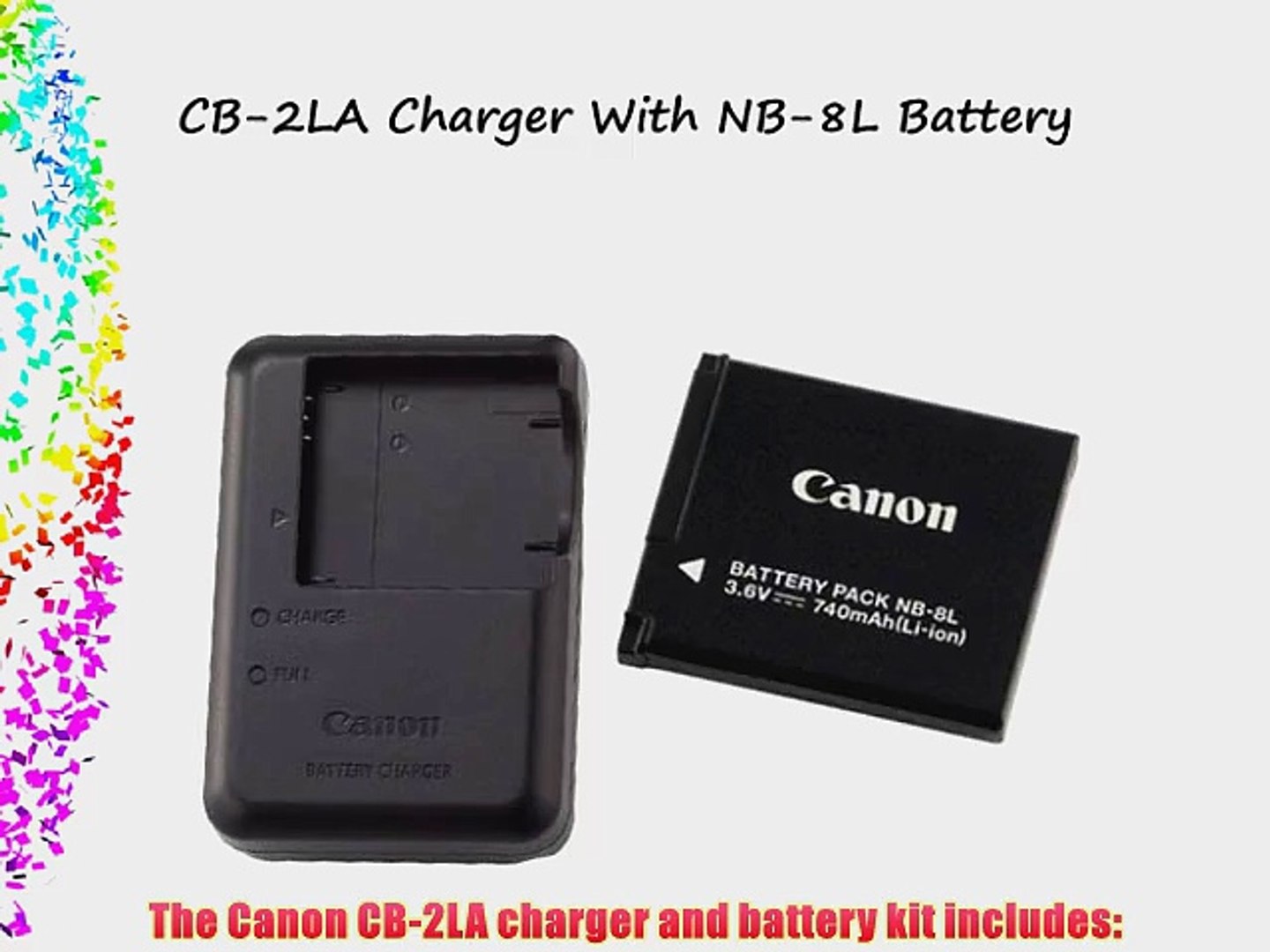 Politieagent Recyclen Centrum CB-2LA Battery Charger NB-8L Battery For Cameras....PowerShot A2200 PowerShot  A3000 IS PowerShot - video Dailymotion