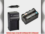 DSTE? NP-F750 Battery   DC01 Travel and Car Charger Adapter for Sony CCD-TRV215 CCD-TR917 CCD-TR315