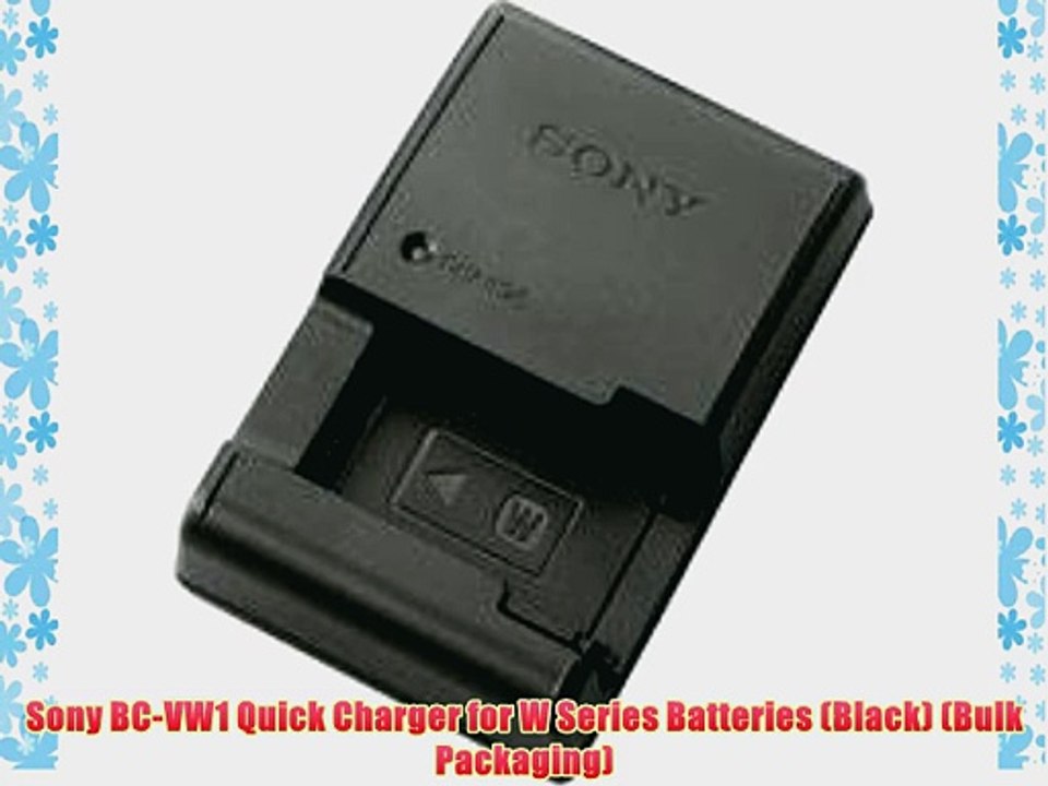 Sony BC-VW1 Quick Charger for W Series Batteries (Black) (Bulk Packaging)