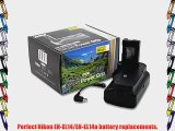 Vivitar Battery Grip Kit for Nikon D3300 D3200 D3100 DSLR Cameras - Includes Vivitar Battery