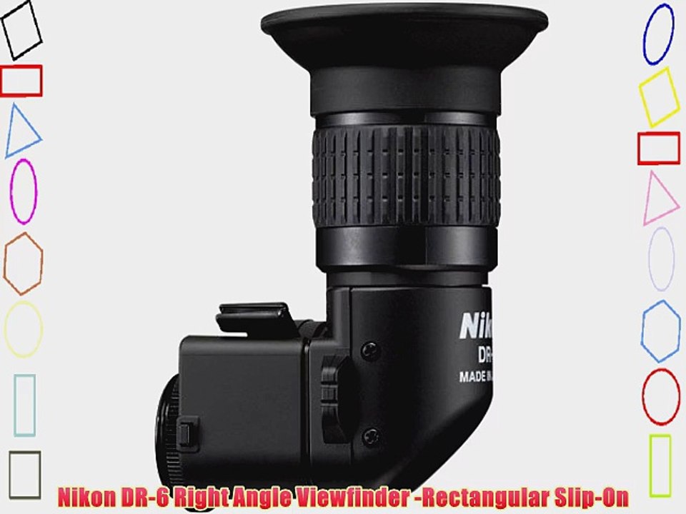 Nikon DR-6 Right Angle Viewfinder -Rectangular Slip-On