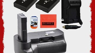 Battery And Charger Kit for Nikon D5100 D5200 D5300 D5500 Digital SLR Camera Includes Vertical