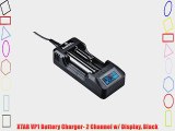 XTAR VP1 Battery Charger- 2 Channel w/ Display Black