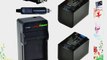 ChiliPower NP-FV70 2600mAh Battery 2-Pack   Charger (US Plug) for Sony DCR-SR15 SR21 SR68 SR88