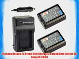 DSTE? Kit 2pcs NP-FW50 Rechargeable Li-ion Battery   Charger DC107 for Sony Alpha 7 (a7) Alpha