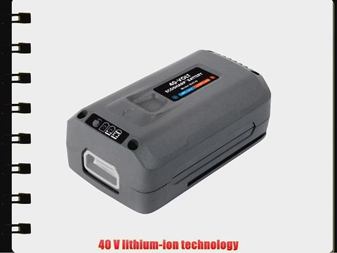 Snow Joe iBAT40 4 Amp Eco Sharp Lithium-Ion Battery 40-volt