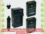 Wasabi Power Battery (2-Pack) and Charger for Nikon EN-EL20 Nikon EN-EL20a Nikon Coolpix A