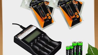 Fenix ARE-C2 four bays Li-ion/ Ni-MH advanced universal smart battery charger Four Fenix 18650