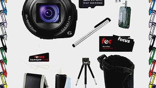 Sony DSC-QX30 DSC-QX30/B Smartphone Attachable Lens Style Camera with Sony 16GB microSDHC Card