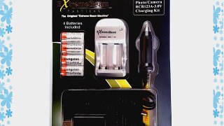 ExtremeBeam 3.0-Volt CR123 Photo/Camera Charger Kit (4 Battery Pack)