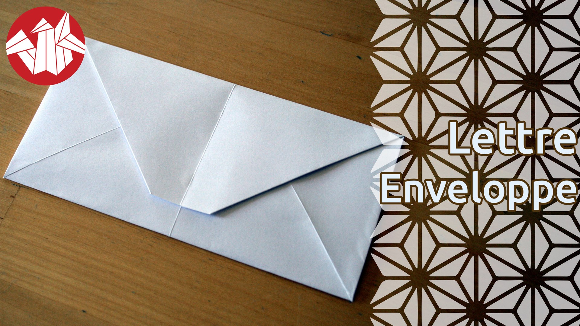 Origami - Lettre-enveloppe - Vidéo Dailymotion