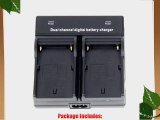 Dual Channel Digital Battery Charger for Sony NP-F330 NP-F530 NP-F550 NP-F570 NP-F730 NP-F730H