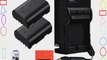 Pack Of 2 Replacement DMW-BLF19 Batteries And Battery Charger for Panasonic Lumix DMC-GH3 DMC-GH4