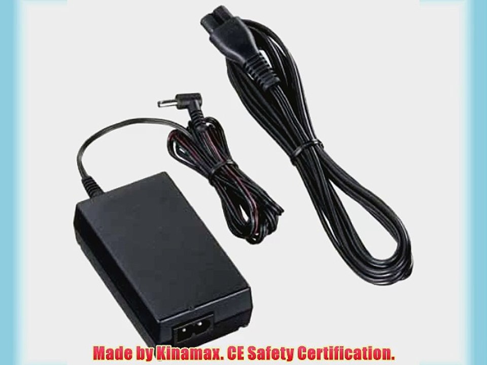 Kinamax CA-570/CA570 AC Adapter/Charger for Canon ZR60 ZR65MC ZR70MC ZR80 ZR85 ZR90 ZR100 ZR200
