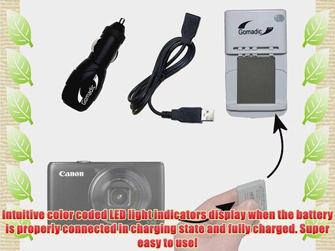 Canon Powershot S95 Battery Charger Kit - Contains multiple charging options including AC Wall