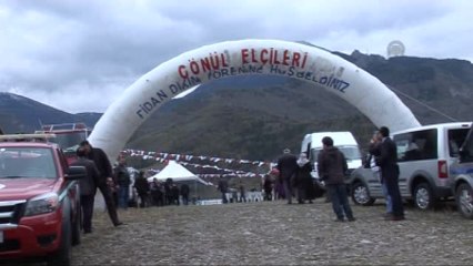 Artvin'de "Gönül Elçileri Meyve Bahçesi" Oluşturuldu