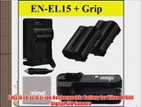 Battery And Charger Kit for Nikon D7000 Digital SLR Camera Includes Vertical Battery Grip