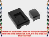 BP-809 BP-819 Replacement Lithium-Ion Battery with Charger for Canon VIXIA HFS10 HFS100 HF20