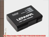 LENMAR DLZ313N LENMAR DLZ313N Replacement Battery for Nikon EN-EL14 (Black)