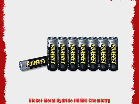Powerex MH-8AA270-BH Powerex AA 2700mAh 8-Pack Rechargeable Batteries