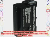 Watson EN-EL15 Lithium-Ion Battery Pack (7.0V 1800mAh) -Replacement for Nikon EN-EL15 Battery