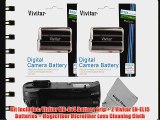 Vivitar MB-D14 Battery Grip for Nikon D610 D600 DSLR Cameras   2 Vivitar EN-EL15 Batteries