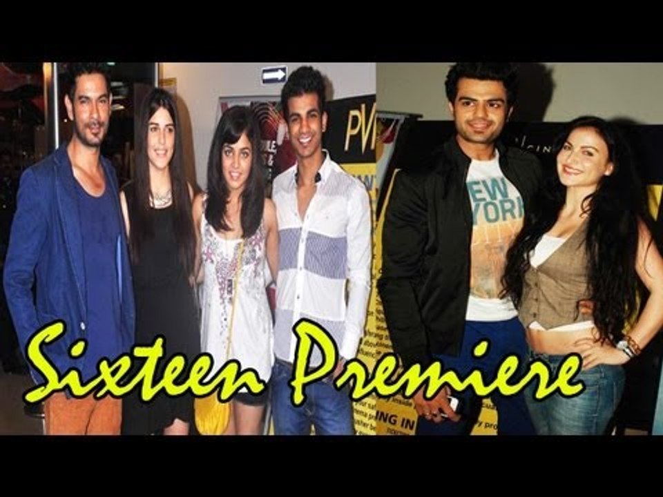 Manish Paul, Elli Avram, Izabelle Leite, @ Special Screening  ''SIXTEEN''