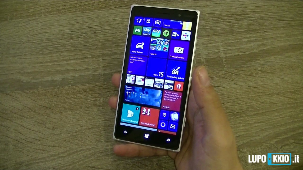 Nokia Lumia 830 Recensione da Lupokkio.it
