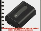 High Capacity 'Intelligent' Lithium-Ion Battery For Sony DCR-DVD650 - 5 Year Replacement Warranty