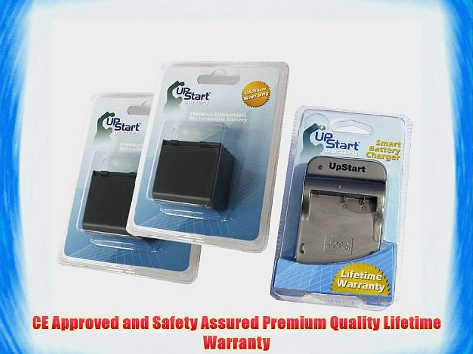 2x Pack - Canon BP-2L24H Replacement Battery and Charger for Canon Camcorders (2700mAh 7.4V