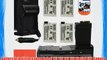 Battery Grip Kit for Canon Rebel T2i T3i T4i T5i Digital SLR Camera Includes Qty 4 Replacement