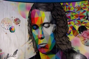 El mural de la estación de Metro de Paco de Lucía